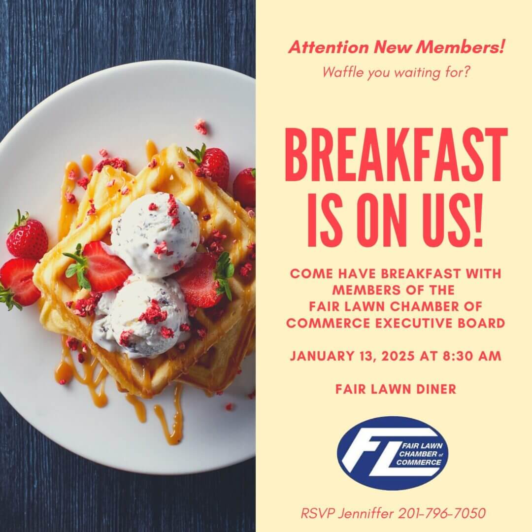 Breakfast Is On Us new member flyer