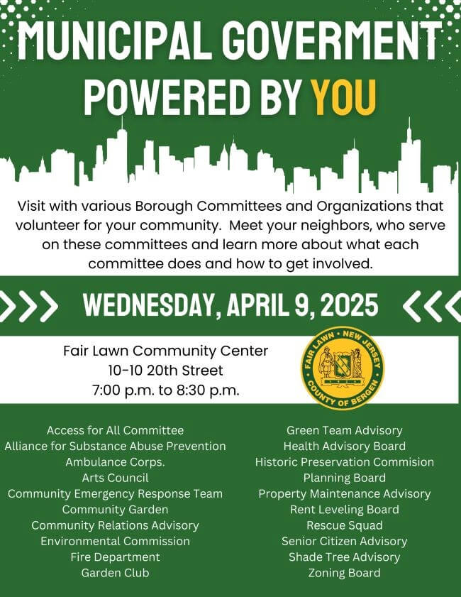 Municipal Government Powered by You event flyer