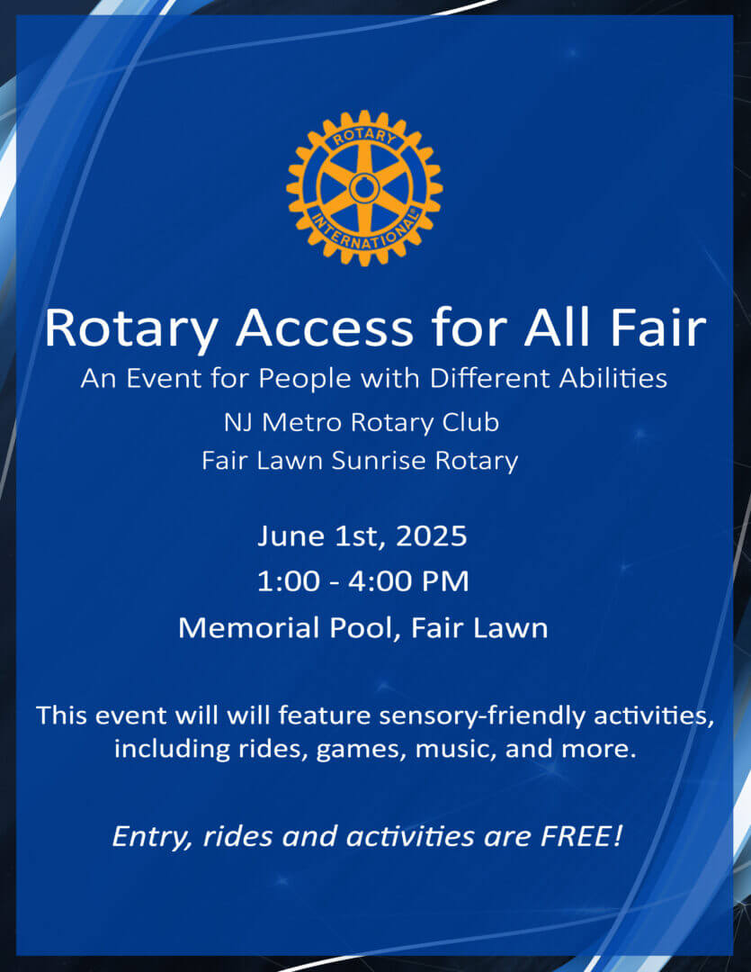 Rotary Access for All Fair flyer